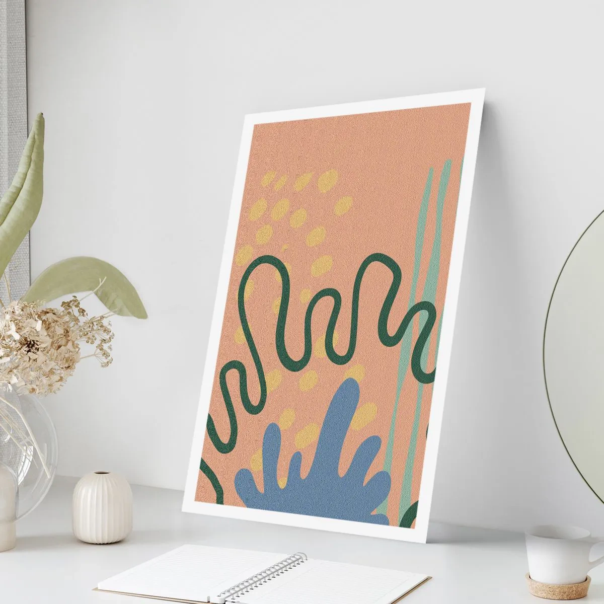 Plakat - Abstrakcja: różnorodność natury - 70x100 cm