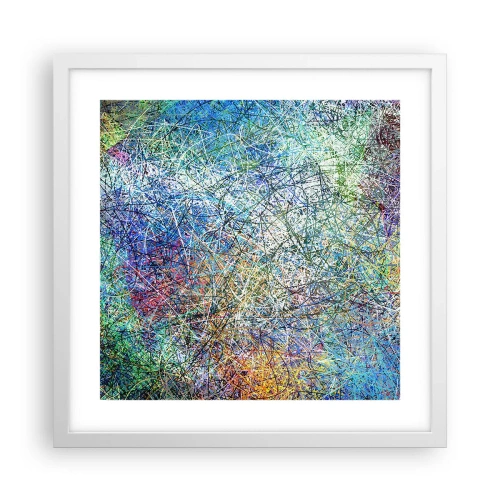 Plakat w białej ramie - To nie takie proste - 40x40 cm