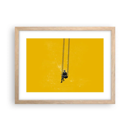 Plakat w ramie jasny dąb - Dzień jak co dzień - 40x30 cm