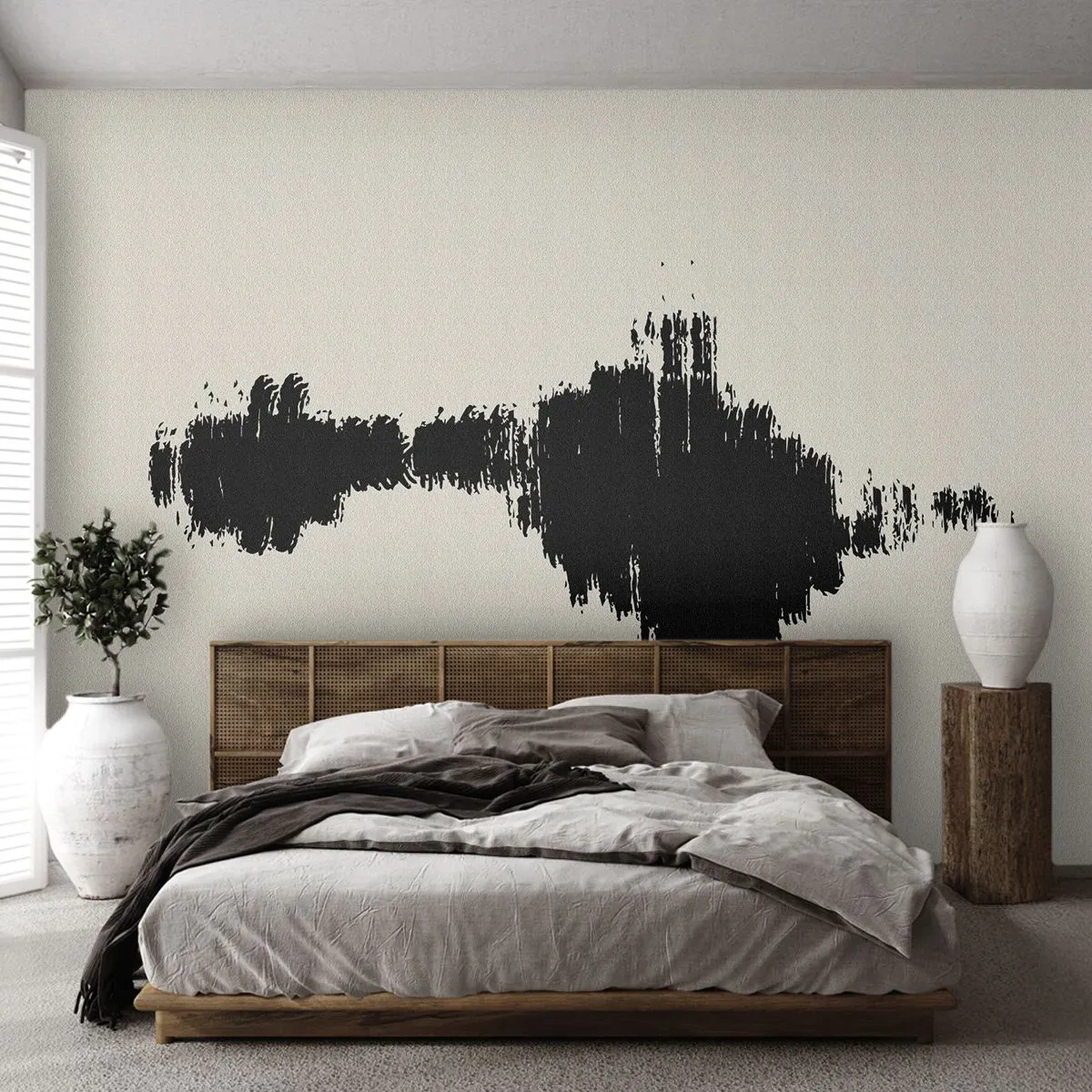 Fototapeta Premium Canvas - Drgania wyobraźni - Współczesny, Abstrakcja, Skandynawski - 400x280 cm