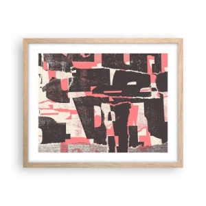 Plakat w ramie jasny dąb - Cały ten zgiełk - 50x40 cm