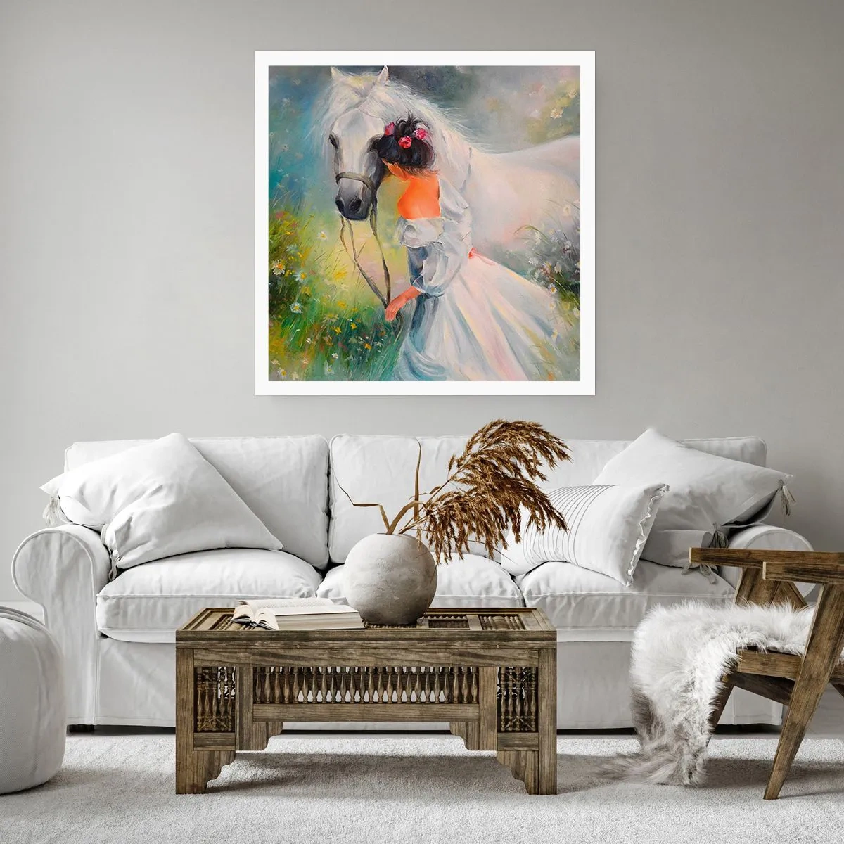 Plakat - Jak z pięknego snu - 60x60 cm