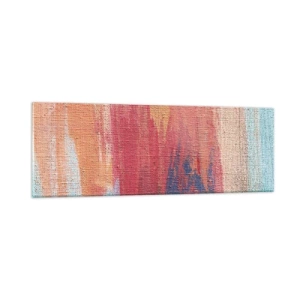 Obraz na szkle - Spłynąć tęczą - 90x30 cm