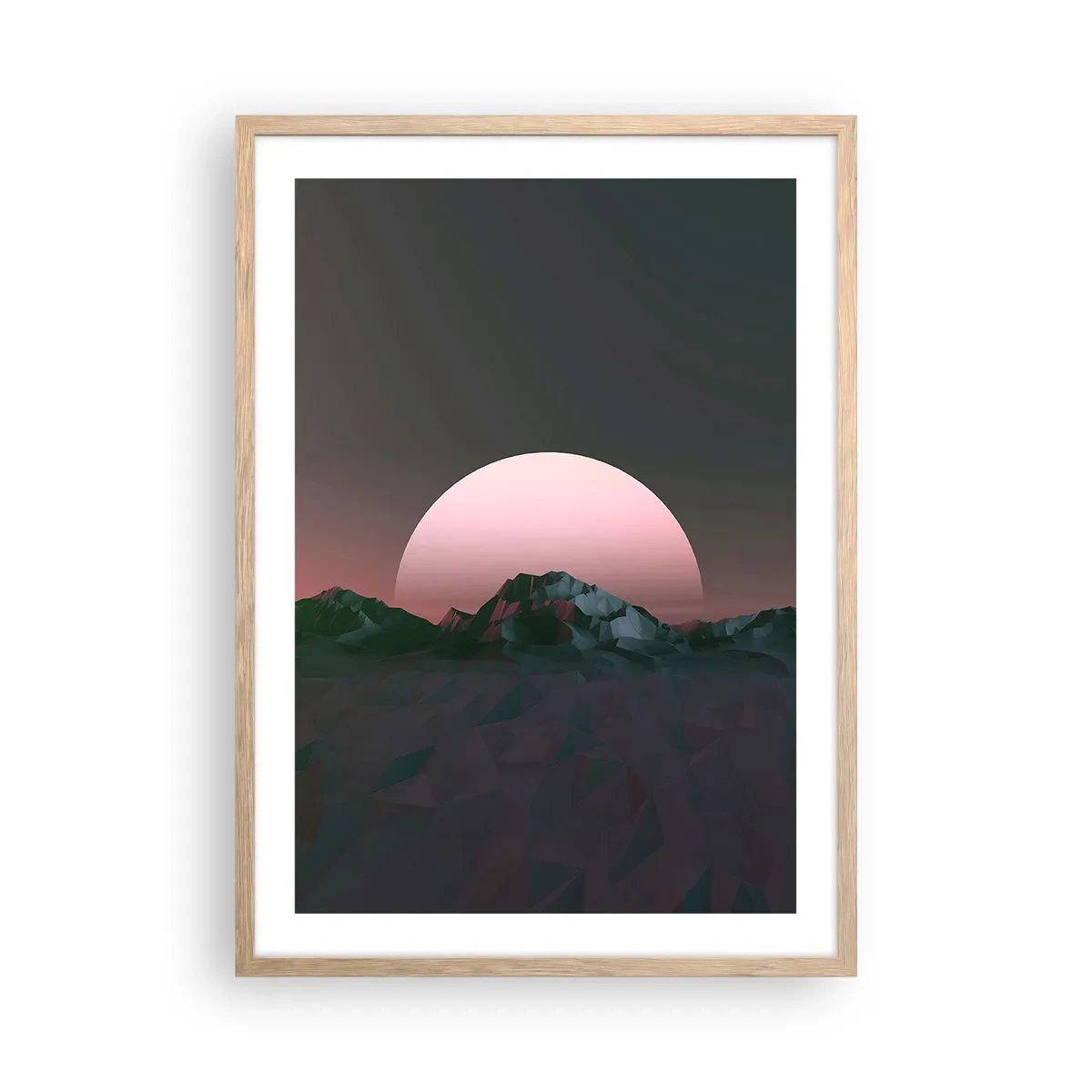 Plakat w ramie jasny dąb - W sąsiedniej galaktyce - 50x70 cm