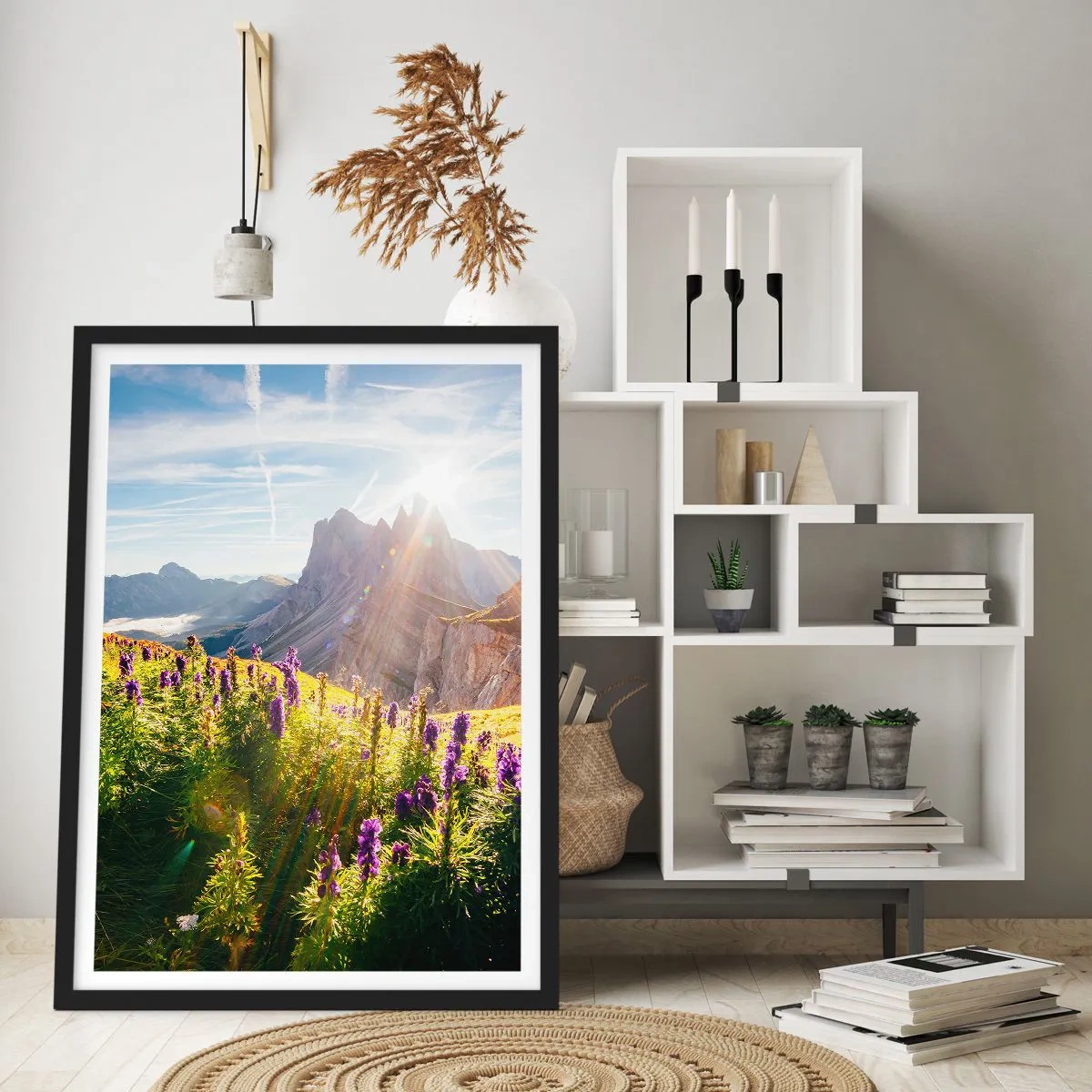 Plakat w czarnej ramie - Sekretne życie ziół - 40x50 cm