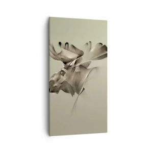 Obraz na płótnie - Łagodna siła spokoju - 55x100 cm