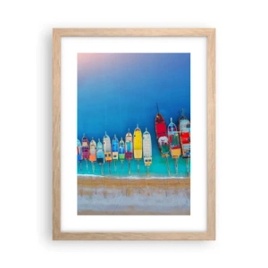 Plakat w ramie jasny dąb - Z lotu ptaka - 30x40 cm