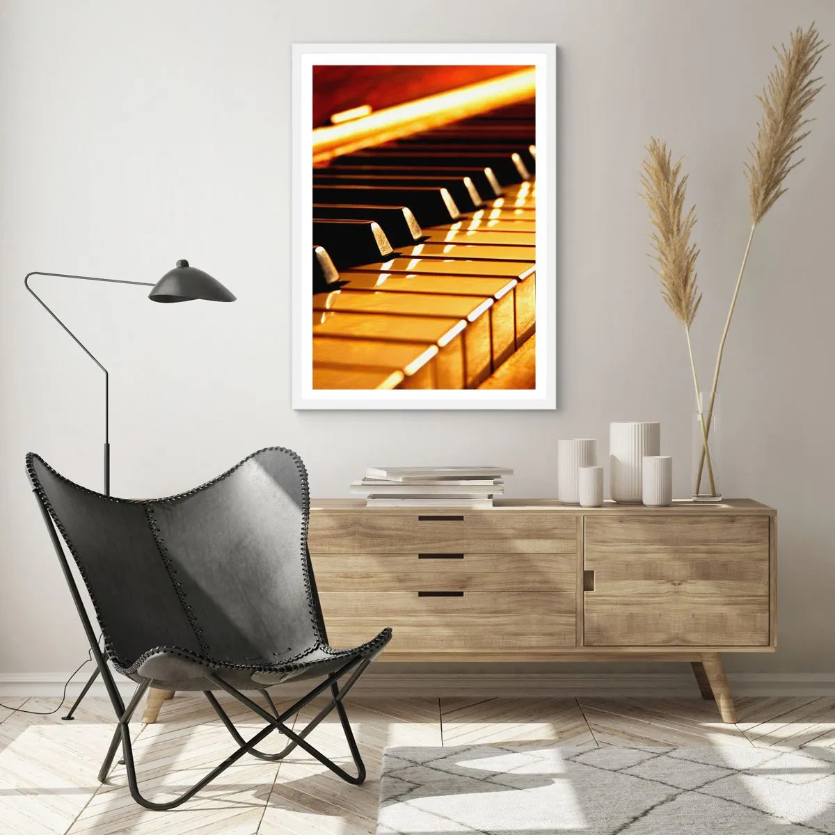 Plakat w białej ramie - Nieograniczone możliwości - 70x100 cm