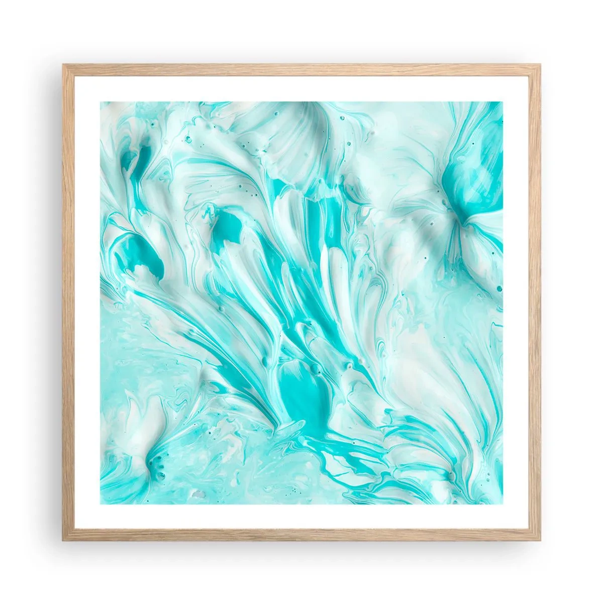 Plakat w ramie jasny dąb - Na zawsze razem - 60x60 cm