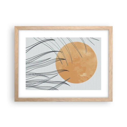 Plakat w ramie jasny dąb - Zawsze ku słońcu - 40x30 cm