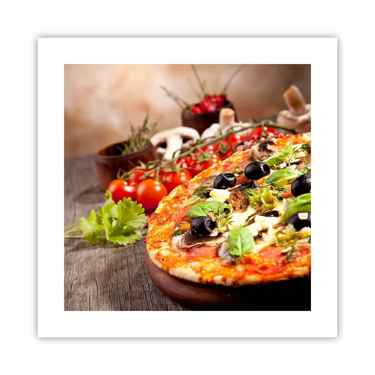 Plakat - Z tellurycznych ingrediencji - 40x40 cm