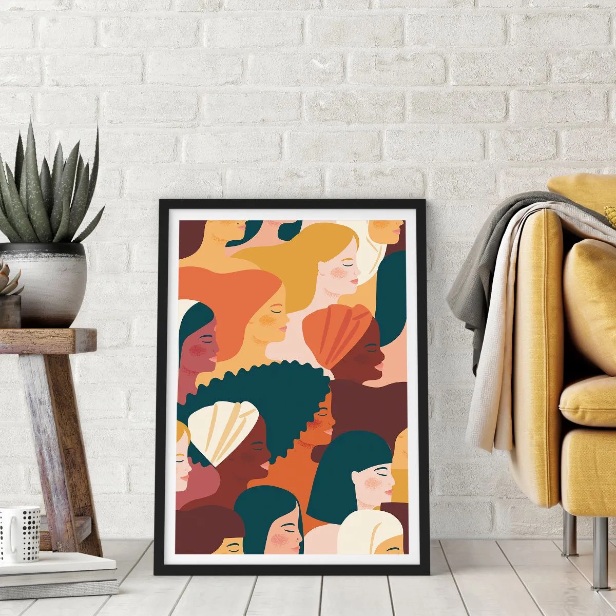 Plakat w czarnej ramie - Tylko kobiecość - 61x91 cm