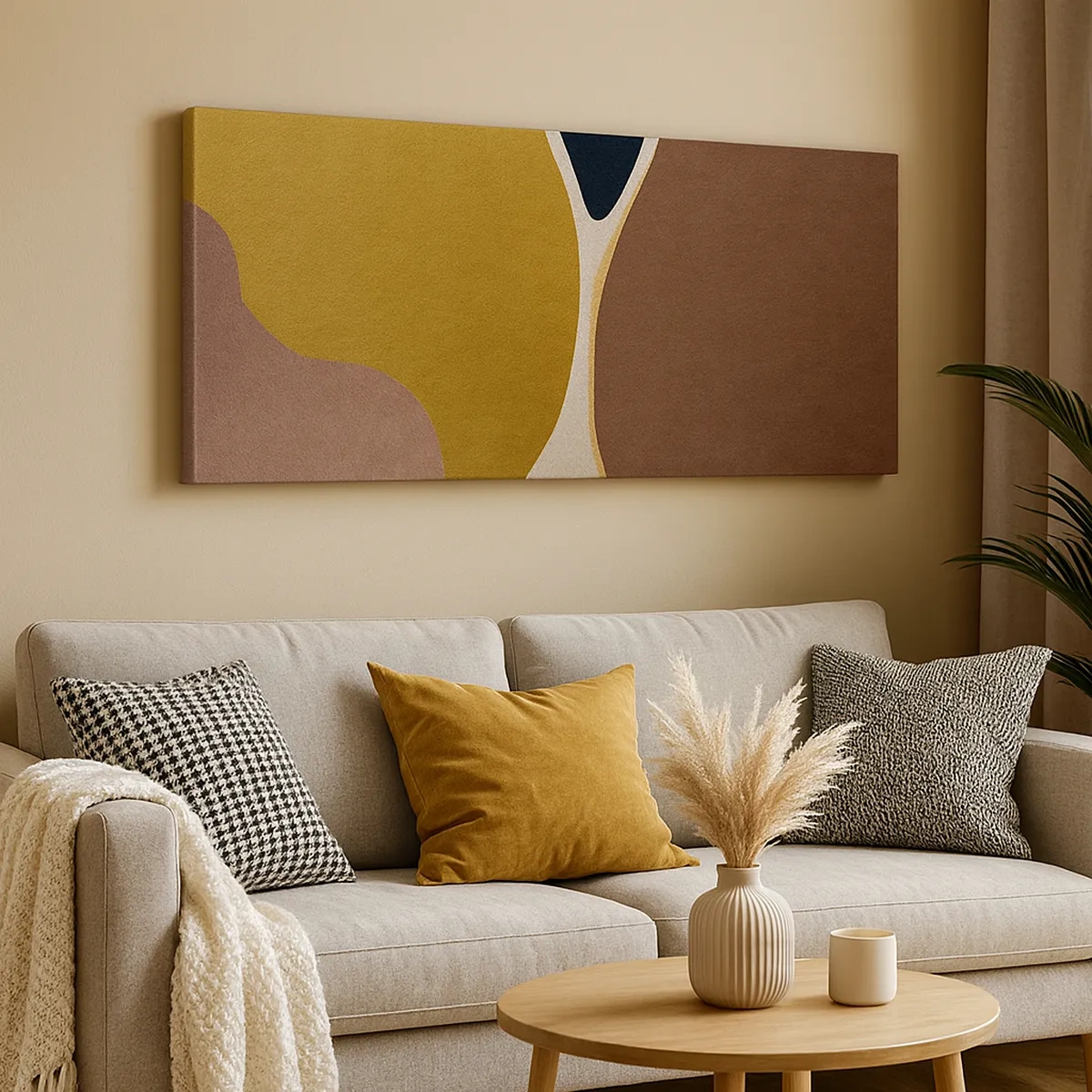 Obraz na płótnie - Abstrakcja – miejsce w przestrzeni - 30x30 cm