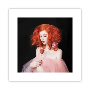 Plakat - W barokowym stylu - 30x30 cm