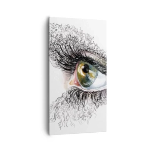 Obraz na płótnie - Zajrzyj wprost do duszy - 55x100 cm
