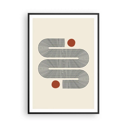 Plakat w czarnej ramie - Od początku do końca - 70x100 cm