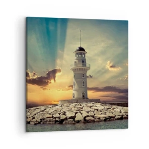 Obraz na płótnie - Światło - Dobro - Piękno - 50x50 cm