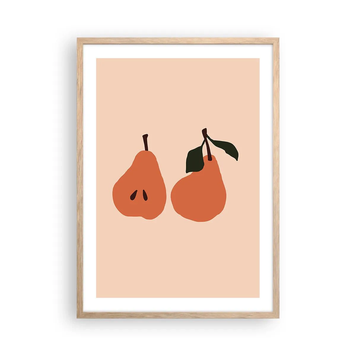 Plakat w ramie jasny dąb - Sama słodycz - 50x70 cm