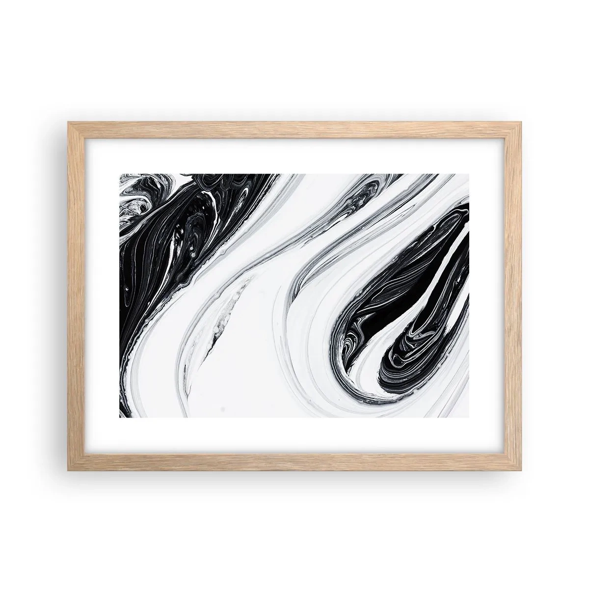 Plakat w ramie jasny dąb - Połączenie przeciwieństw - 40x30 cm