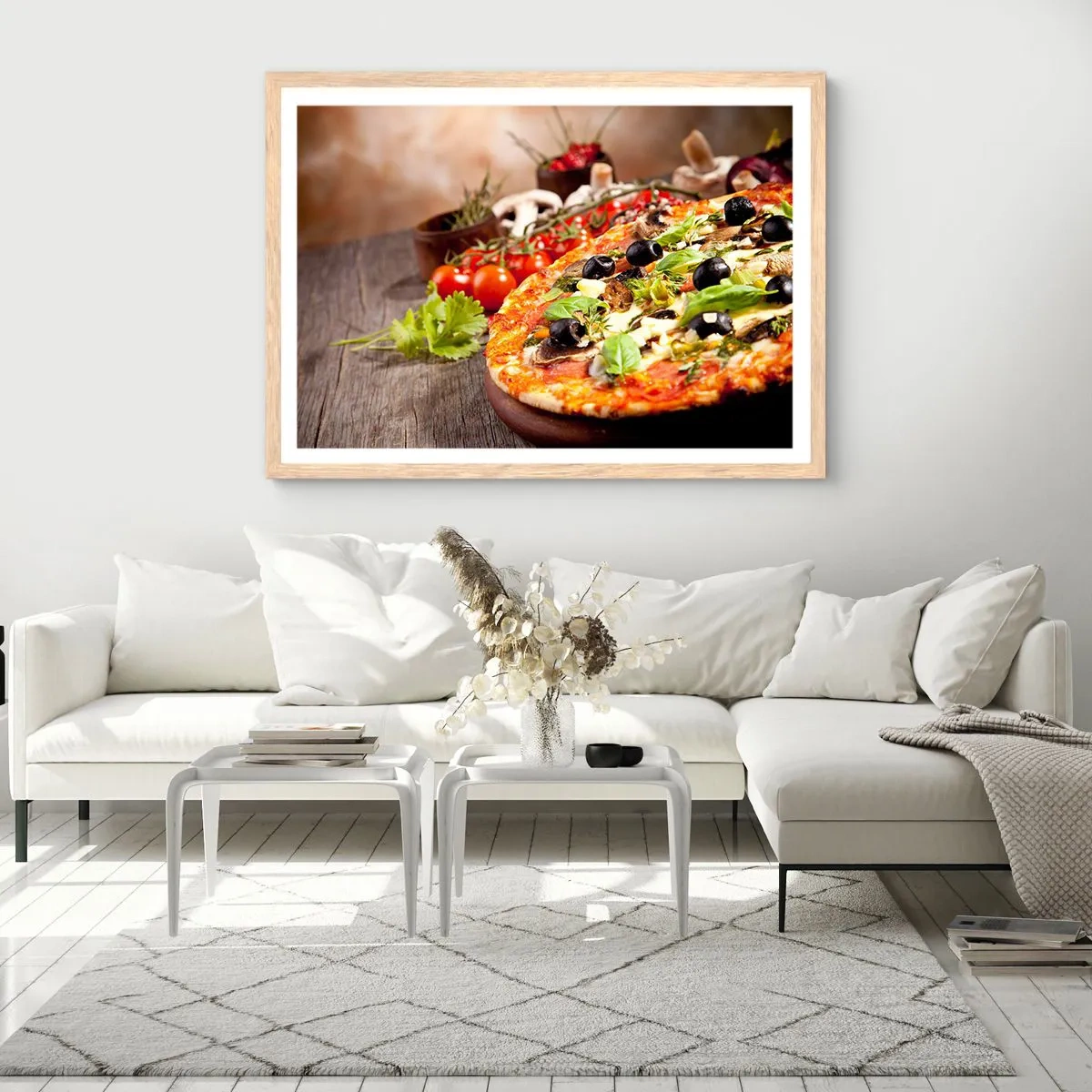 Plakat w ramie jasny dąb - Z tellurycznych ingrediencji - 70x50 cm