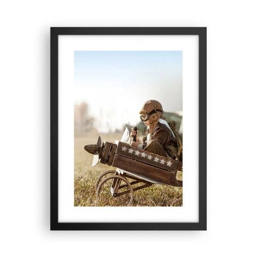 Plakat w czarnej ramie - Start ku marzeniu - 30x40 cm
