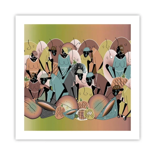 Plakat - Nadchodzi wielkie święto - 50x50 cm