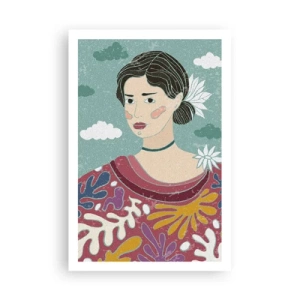 Plakat - Z melancholią w spojrzeniu - 61x91 cm