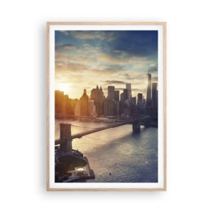 Plakat w ramie jasny dąb - Pomnik kultury Zachodu - 70x100 cm