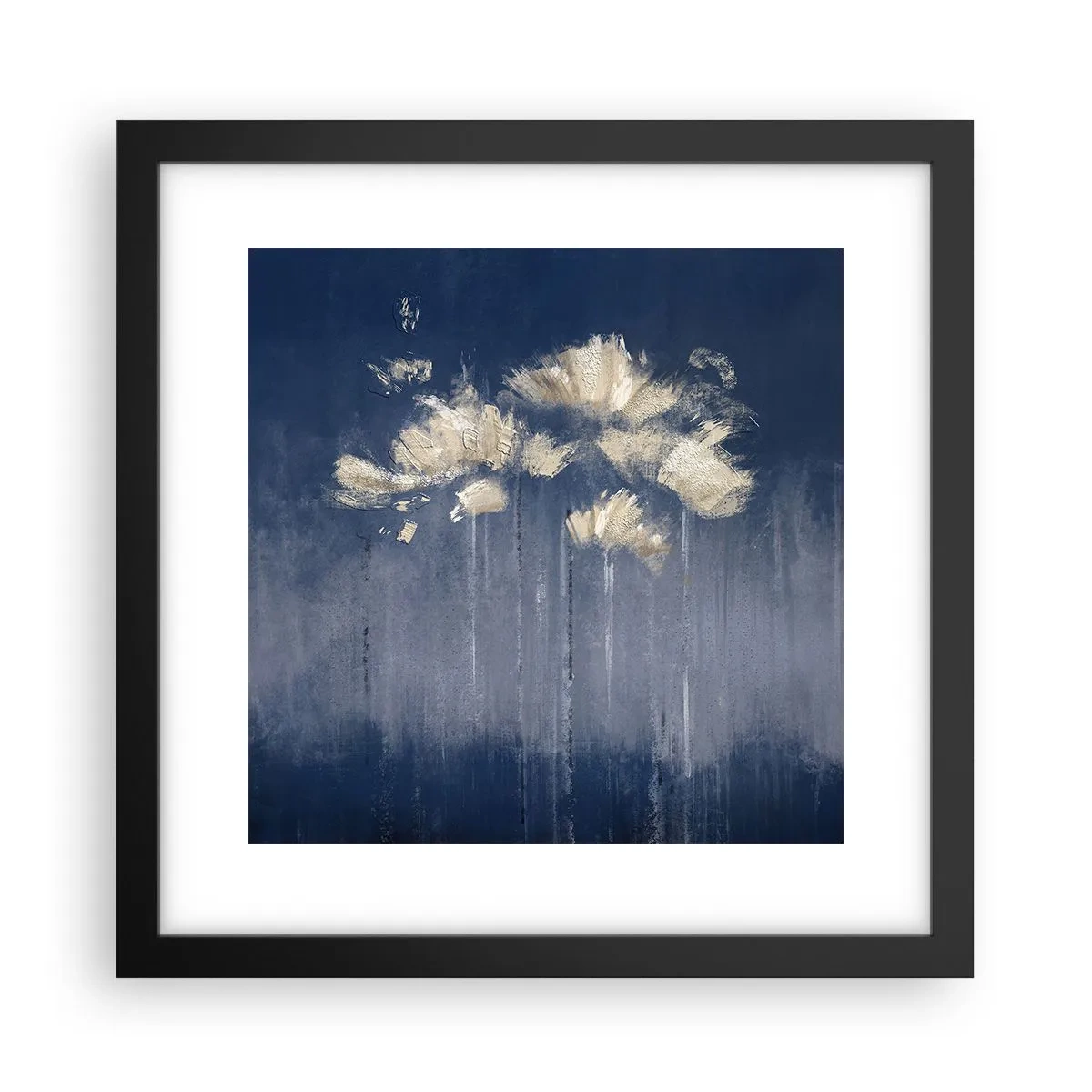 Plakat w czarnej ramie - Jak płatki na wietrze - 30x30 cm
