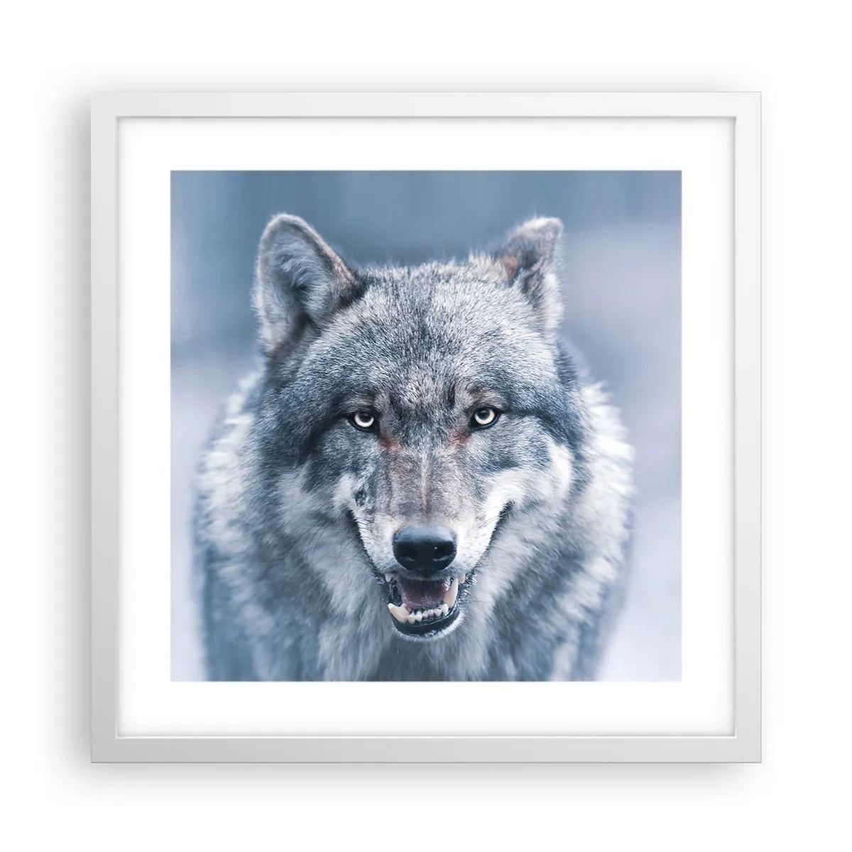 Plakat w białej ramie - Podejmiesz wyzwanie? - 40x40 cm