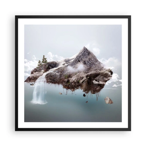 Plakat w czarnej ramie - Okiem surrealisty - 60x60 cm