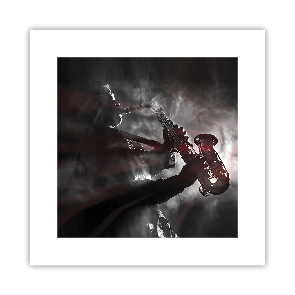 Plakat - W oparach jazzu - 30x30 cm