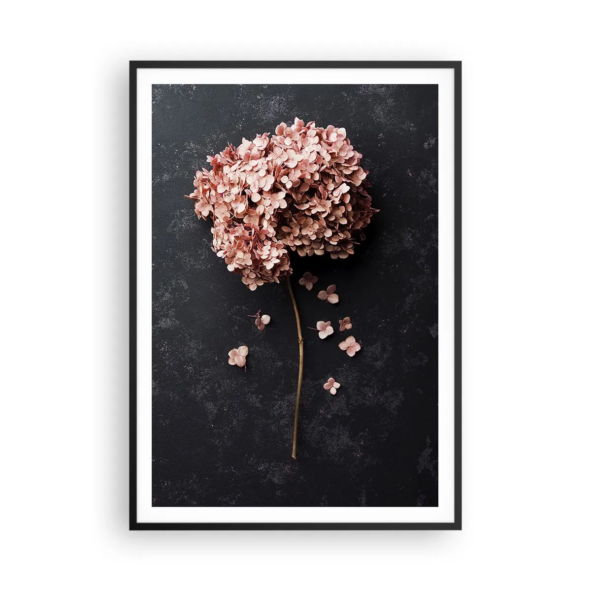 Plakat w czarnej ramie - Prawdziwie romantyczny znak - 70x100 cm