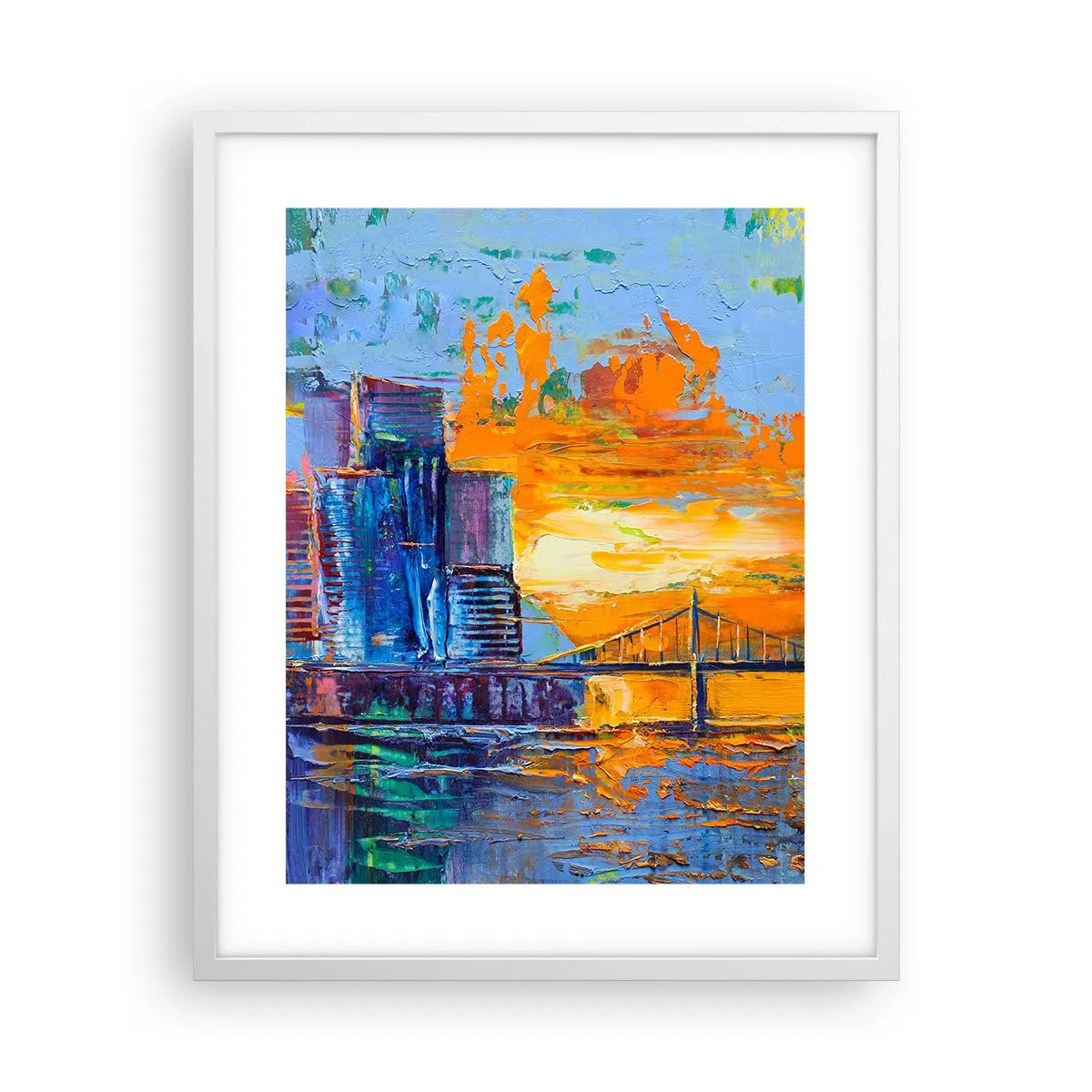 Plakat w białej ramie - Kultura i natura - 40x50 cm