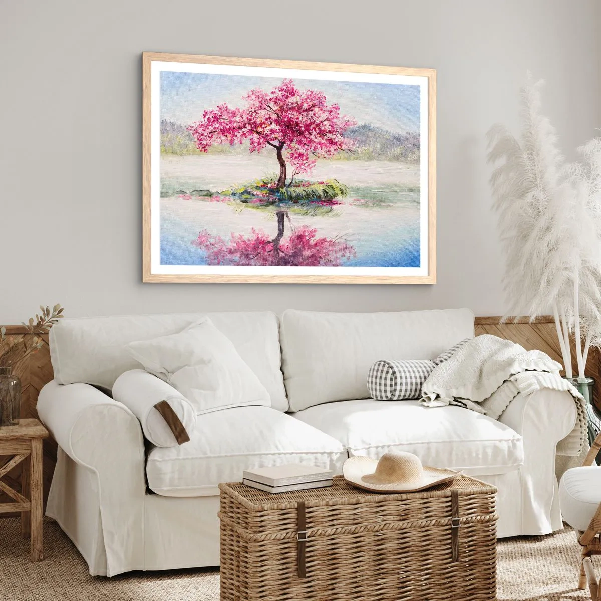 Plakat w ramie jasny dąb - Święto wiosny - 100x70 cm