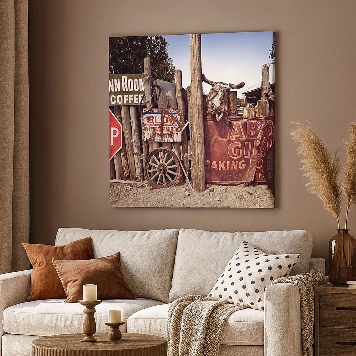 Obraz na płótnie - A czas się zatrzymał - 30x30 cm