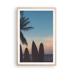 Plakat w ramie jasny dąb - Jutro też będzie zabawa - 61x91 cm