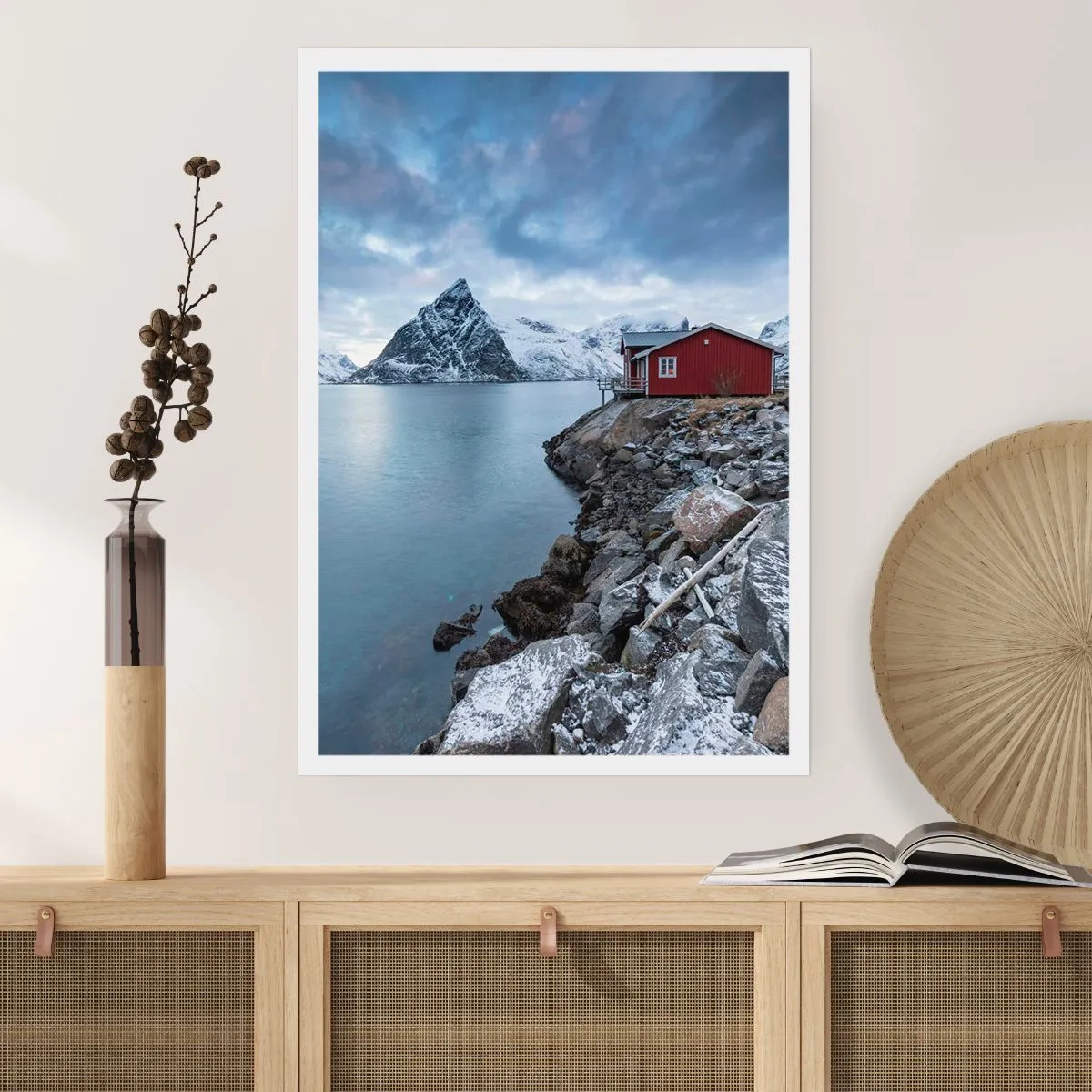 Plakat - Skandynawskie zacisze - 30x40 cm