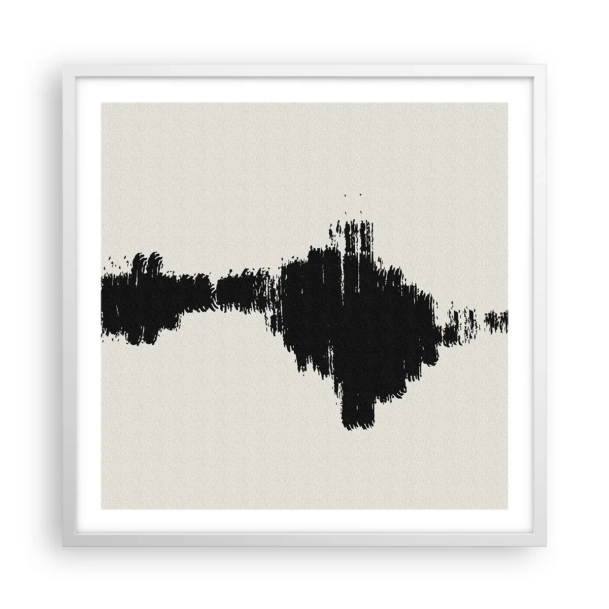Plakat w białej ramie - Drgania wyobraźni - 60x60 cm