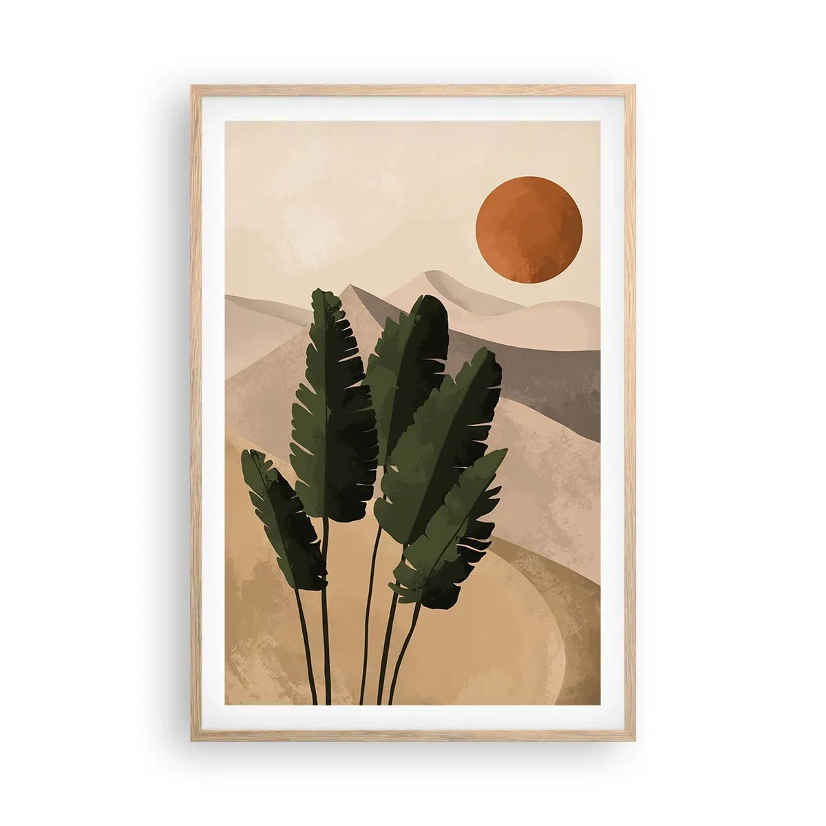 Plakat w ramie jasny dąb - Triumf życia - 61x91 cm