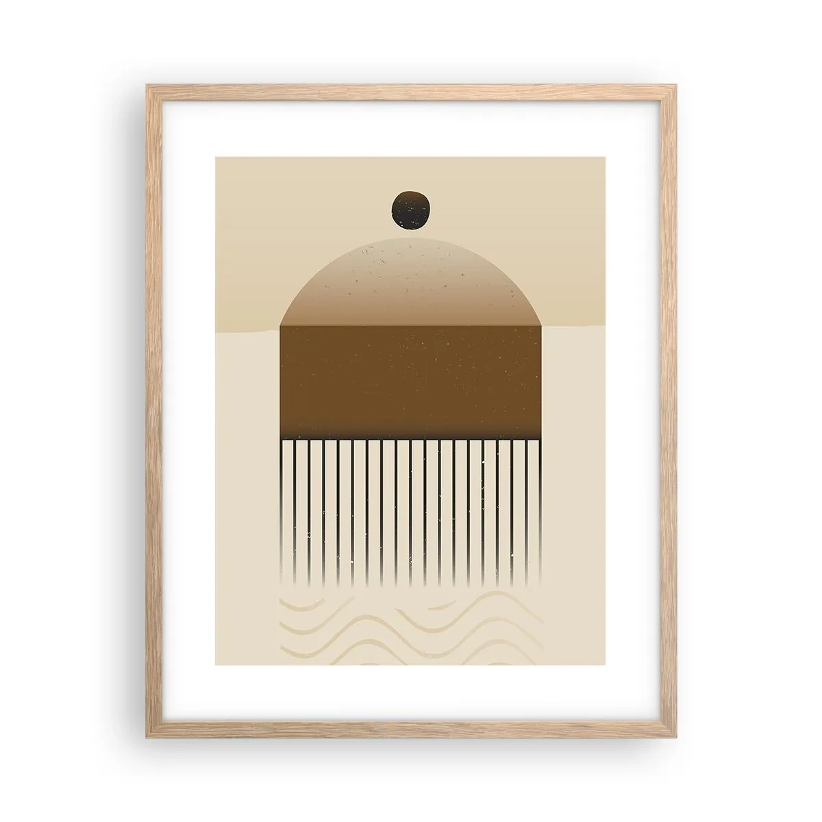 Plakat w ramie jasny dąb - Różne stany - 40x50 cm