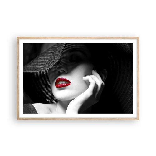 Plakat w ramie jasny dąb - Studium w szkarłacie - 91x61 cm