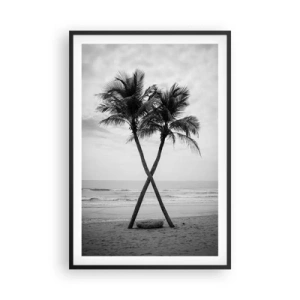 Plakat w czarnej ramie - Czuła obecność - 61x91 cm