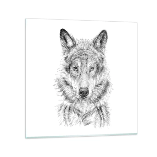 Obraz na szkle - Urodzony przywódca - 40x40 cm