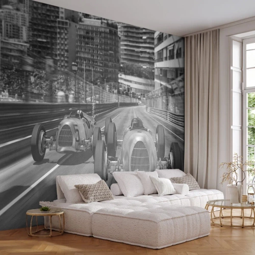 Fototapeta na wymiar Samoprzylepna Deluxe Sticker - Dawno temu w Monte Carlo - Motoryzacja, Wyścig, Vintage