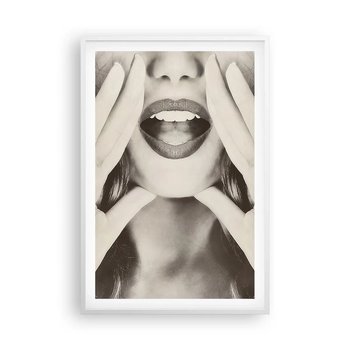 Plakat w białej ramie - Już idę! - 61x91 cm