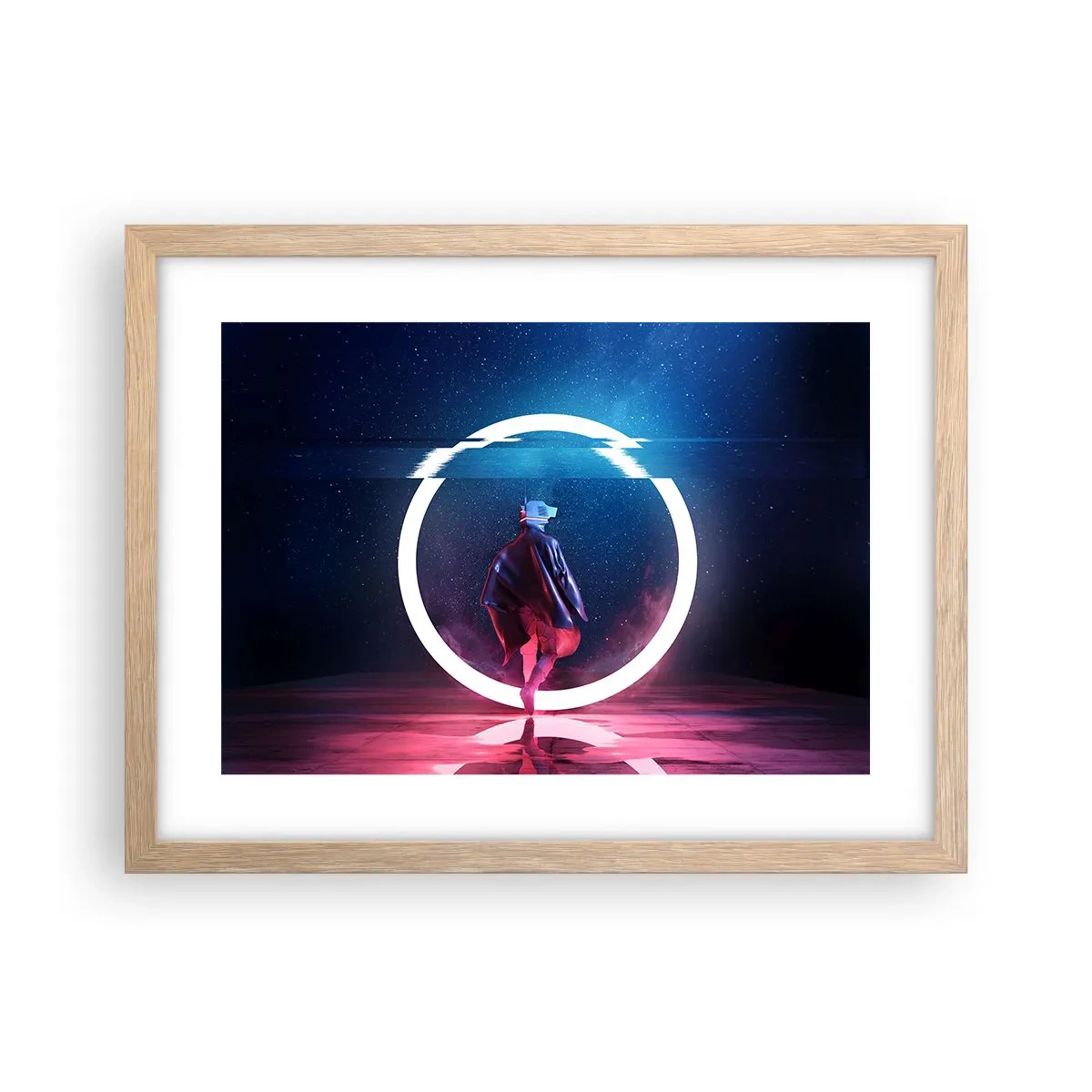 Plakat w ramie jasny dąb - Między światami - 40x30 cm