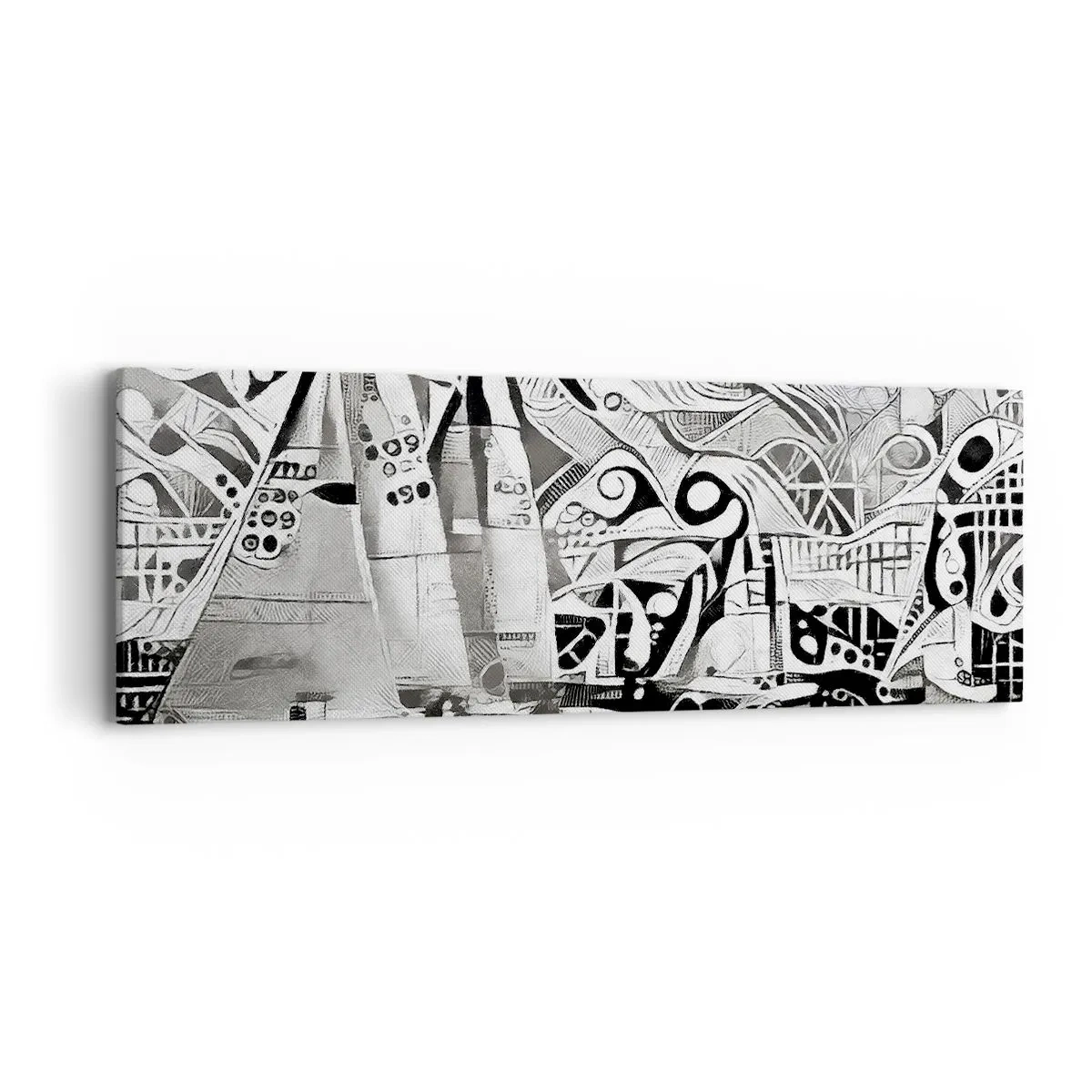 Obraz na płótnie - Między falami - 90x30 cm