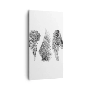 Obraz na płótnie - I ty możesz zostać aniołem - 55x100 cm