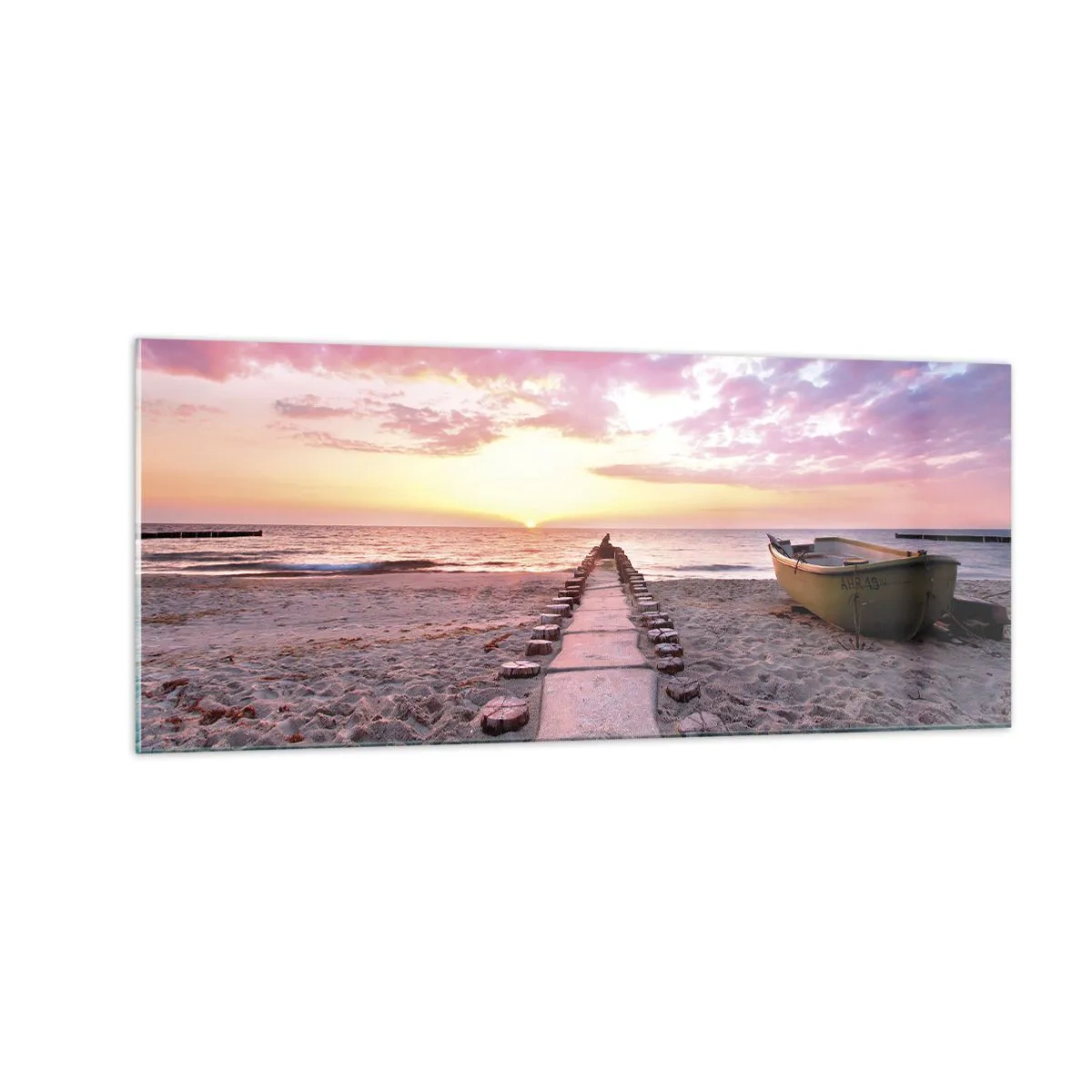 Obraz na szkle - Chwila głębokiego przeżycia - 100x40 cm